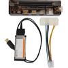 Elprico Dock per Scheda Grafica Esterna per Laptop, Cavo Dati USB Exp GDC PCIE X16, Alimentatore a 8 Pin, Supporto 220 W, Ampia Gamma di Applicazioni (Carta espressa)