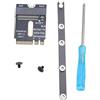 Vikye M.2 A Ed E WiFi Porta PCIE 4.0 M Chiave NVME SSD Adattatore Convertito, Supporto PCIE 4.0 Velocità per NVME SSD, 2230 2240 2260 2280 M.2 Dimensioni della Scheda