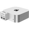 WAVLINK Mac mini M4 Hub | WAVLINK 6-Port Mac mini Hub con 2 * 10G USB-C, 2 * 10G USB-A/SD TF 3.0 Card Reader | Trasferimento dati ad alta velocità e connettività multi-dispositivo per Mac mini M4 e M4 Pro