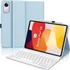 IVEOPPE Tastiera Xiaomi Redmi SE, Xiaomi Redmi Pad SE Cover con Tastiera, Custodia Tastiera Italiano Bluetooth Magnetica Staccabile per Tablet Xiaomi Redmi Pad SE 11 pollici 2023, Azzurro