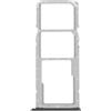 Generico Carrello Vassoio alloggio tray Compatibile con OPPO A17 CPH2477 6.56 pollici porta scheda nano Sim1+ SIM 2 + SLOT SLITTA Alloggio Memoria Micro Sd CARD (NERO)
