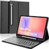 JADEMALL Tastiera per Samsung Tab S10 Lite 10.9/S10 FE 10.9 2025, Italiana QWERTY Tastiera Retroilluminata Bluetooth Bluetooth Magnetica Staccabile per Samsung Tab S10 Lite 10.9 2025, Nero