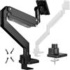 Xantron® HD-MAGS-1, supporto per monitor completamente mobile, 1 monitor fino a 57 pollici o VESA 75 x 75 - 200 x 200 [monitor pesanti e curvi], supporto da tavolo per monitor, materiale di montaggio