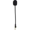 VBESTLIFE Microfono di Ricambio per Microfono da Gioco per G PRO G PRO X, Spina Girevole Placcata in Oro da 3,5 Mm Microfono da Gioco Staccabile Flessibile