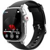 Tosuny Lettore MP3 Indossabile con Bluetooth 5.4, Lettore Musicale Portatile con Touchscreen e Band da Polso da 2, Altoparlante Integrato, E-book, Registratore Vocale, Contapassi, (16G)