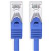 1aTTack.de® Cavo ethernet Gigabit categoria 7 con plug RJ45 categoria 6a (doppia schermatura), 500 MHz Blu / 1 pz 0,5 m