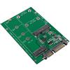 Futheda M.2 NGFF B/B+M KEY mSATA SSD Hard Drive a SATA III 3 SATA 3.0 7 + 15pin Scheda Conversione Adattatore Scheda Convertitore 2 in 1