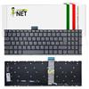 new net - Tastiera Compatibile con Lenovo Ideapad Flex 5-15IIL05 (Type 81X3), 5-15ITL05 (Type 82HT) [Senza Frame - Colore Tasti Grigio - Retroilluminata - Layout ITA]