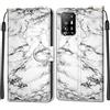 Feyten Cover per Oppo F19 PRO Plus 5G/A94 5G/A95 5G/Reno5 Z, Custodia in Pelle Oppo F19 PRO Plus 5G/A94 5G/A95 5G/Reno5 Z, Flip Custodia Pelle PU con [Magnetica] Cover a Libro Portafoglio (Marmo 1)