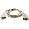 System-S D Sub - Cavo modem zero, 150 cm, 9 pin femmina a femmina, RS232 DB9, colore: Grigio