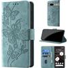 CaseGla Cover per Google Pixel 7A [Blocco RFID] Custodia Portafoglio Premium Pelle PU Wallet Case Flip Libro con Porta Carte Slot Supporto, Verde chiaro