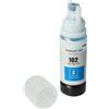 vhbw inchiostro di ricarica compatibile con Epson ET-3750, ET-4750, ET-M1120, ET-M2120, L4150, L4160, L6160 stampante - ciano dye-based 70ml