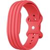 GIOPUEY Cinturini Compatibile con Google Fitbit Air, Morbido Silicone Cinturino [Resistente all'Usura] [Traspirante] - Red