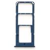 Generico Vassoio Compatibile con SAMSUNG GALAXY M33 5G SM-M336 M336B Carrello tray porta scheda nano Sim1 + SIM 2 + SLOT SLITTA Alloggio Memoria Micro Sd (Blu)