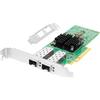 Euqvos Adattatore di rete PCIe da 25 Gb per Broadcom BCM57414B Controller PCIe 3.0 x8 Dual SFP28 Ports Ethernet LAN Card Supporto Windows Server/Windows/Linux/VMware