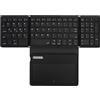 Vikye Tastiera Bluetooth Pieghevole, Wireless Portatile Full Size Ricaricabile 5.1 Con Ampio Touchpad per Android, IOS, OS X