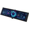 Fahoujs Pannello PC Chassis Monitor 8.8 Pollici Chassis Schermo Sotto 600 Nit Luminosità Tempo Reale Hardware Tracking Case Alluminio Display Esterno Personalizzabile Computer