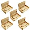 Anloter - Chiavette USB in legno, confezione da 5 unità USB 2.0, chiavetta USB in legno per backup, per immagini e video (16 GB/3.0, acero 1)