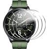 FDHYFGDY 3 pezzi Pellicola Protettiva per Xiaomi Watch S5 46mm, Vetro Temperato HD [resistente ai graffi + copertura completa], Nessuna Pellicola a Bolle