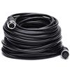 CAMECHO 50FT/15M 4-Pin Aviation Plug Cavo per Telecamera Posteriore Auto Camera Monitor