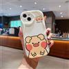 hdqICase Compatibile con Honor X6b 4G,Cover per Telefono Carina con Animale Cartoon Bordo Onda Crema TPU Morbido Anticaduta