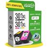 callmenew Cartucce d'inchiostro 301XL - Compatibile con cartucce d'inchiostro HP 301/per HP 301 XL Nero & Colore - Gamma XL, Smart Chip, ricambio per DeskJet 2540, Envy 4500, OfficeJet - Confezione da
