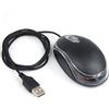 Tenlacum PTCM USB qualità LED Mouse ottico con cavo di scorrimento della rotella mini mouse per il computer portatile - Nero