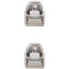 PRENDELUZ Cavo di rete Ethernet RJ45 Cat.6 FTP AWG24, 100% rame, grigio, tubo da 15 m [Italia]