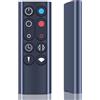 WKOLF Nuovo set di telecomandi di ricambio per Dyson Hot + Cool Tower Fan Heater AM09, nero