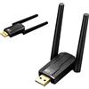 Elitecran Adattatore Bluetooth USB a Lungo Raggio per PC, 5.4 USB Dongle 150M Langstrecken-Bluetooth Stick Ricevitore Wireless, Low Latency, Plug & Play per PC Windows 11/10/8.1