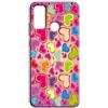 Mixroom - Cover Custodia Back case In TPU Silicone Morbido Per SAMSUNG GALAXY M31 Fantasia Cuoricini Multicolore M581