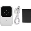 Zunate Router WiFi Portatile 4G, WiFi Portatile 4G H80, Hotspot Mobile per Download a 150 Mbps con Batteria Ricaricabile da 2400 MAh, Scheda Plug-in, Hotspot WiFi Mobile Sbloccato con Display a LED per Viagg