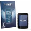 savvies 3 Pezzi Pellicola Vetro per Bryton Rider 650