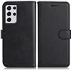 DENDICO Cover per Galaxy S21 Ultra, Premium Portafoglio PU Custodia in PU Pelle, Flip Libro TPU Bumper Caso per Samsung Galaxy S21 Ultra, Nero