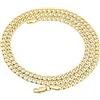 PRINS JEWELS Collana a catena in oro giallo 750 18 kt, larghezza 4,40 mm, lunghezza a scelta e Oro giallo, colore: oro giallo, cod. 18PH04