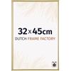 Dutch Frame Factory - Cornice 32x45 cm - Oro - Cornice per foto in Plastica con vetro plastico Antiriflesso - Cornice portafoto 32x45 cm - Angers
