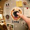 Smile lab Magnete Personalizzato Cane con Foto Calamita Frigorifero con Naso 3D Morbido da Schiacciare Regalo Personalizzato per Amanti dei Cani Decorazione Magnetica per Casa Ufficio Idea Regalo Pet Lover (01)