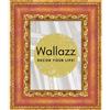 Wallazz Cornice Portafoto in Legno Pregiato - Made in Italy - Vetro Sintetico Infrangibile Crilex - Cornice per Tela - Design Italiano e Qualità Artigianale, 50x70cm Rosso