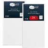 Artina Set da 2 Tela per Dipingere 60x120 cm - 100% Cotone 280g/m² - Telaio in Legno Certificato FSC - Non Si deforma - Canvas Tela Bianca Tele per Pittura - Tele per Dipingere Grandi Akademie