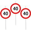 Nirecu Candeline Compleanno Numeri 40,Candele Compleanno,Candele Decorative Compleanno,Candeline Torte,Candele di Compleanni Numeriche per Feste di Compleanni,Gadget 40 anni Uomo Donna