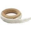 Blausky Gimp Trim intrecciato vintage, 10 m x 1,2 cm, nastro in pizzo intrecciato per centopiedi, passamontagna decorativa da cucire, per gonna, colletto, maniche laterali, tenda, bianco