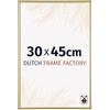 Dutch Frame Factory - Cornice 30x45 cm - Oro - Cornice per foto in Plastica con vetro plastico Antiriflesso - Cornice portafoto 30x45 cm - Angers