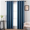 Pickluc Tende oscuranti con occhielli lunghe 108 pollici, 2 pannelli, blocco della luce, tende per finestre per camera da letto, privacy, soggiorno, isolamento termico, riduzione del rumore, blu