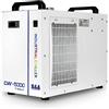 S&A EU Stock CW-5000TG 7L Refrigeratore di acqua industriale Genuine Industrial Water Chiller per macchina da taglio per incisore laser CO2 40W 50W 60W 80W 100W
