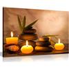 Panther Print Candele Aromatiche & Pietre Zen Stampa Su Tela (60x40 cm)
