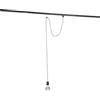 QAZQA cavalux - Lampada a sospensione Moderno - 1 luce - Ø 2.5 cm - Nero - Moderno - Soggiorno I Camera da letto I Sala da Pranzo I Cucina