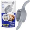 MONTERAL Gancio Impastatore Robot da Cucina 00635483 per Bosch MCM per Siemens MK