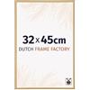 Dutch Frame Factory - Cornice 32x45 cm - Faggio Chiaro - Cornice per foto in Plastica con vetro plastico Antiriflesso - Cornice portafoto 32x45 cm - Angers