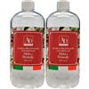 FEI FAN Ricarica Per Diffusore Di Fragranza Con Midollini. Disponibile In Varie Fragranze, Ognuna Pensata Per Adattarsi a Gusti Ed Ambienti Differenti 500ml (MELA E BRANDY, 2 Ricariche)