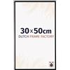 Dutch Frame Factory - Cornice 30x50 cm - Nero Opaco - Cornice per foto in Plastica con vetro plastico Antiriflesso - Cornice portafoto 30x50 cm - Easy